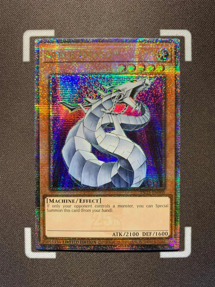 Cyber Dragon - TN23-EN005 - Tin Promo - Quarter Century Secret Rare - Yugioh - Image 1 of 1