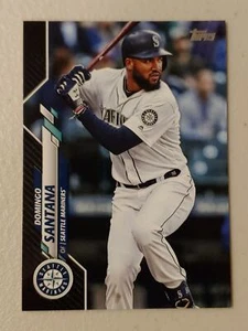 2020 Topps Series 1 DOMINGO SANTANA BLACK PARALLEL 33/69 MARINERS #199 - Picture 1 of 1
