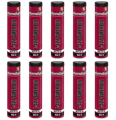 10 Pack Kendall L-427 Super Blu Grease; (10) 14oz tubes - Image 1 of 4
