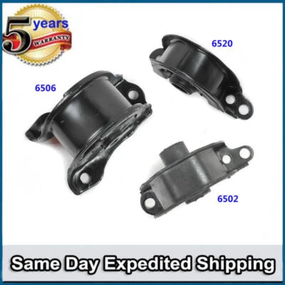Montaje de motor delantero y trasero 3 piezas 6520 6502 6506 para 94-01 Acura Integra 1,8 L M113 Foto 1 de 4