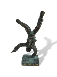 Figura de bronce platillo - Turner Düsseldorf rueda que golpea 11 cm - Imagen 1 de 6
