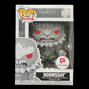 ¡Funko Pop + Protector! Heroes #408 Injustice - Exclusivo de Doomsday *Como nuevo* - Imagen 1 de 11