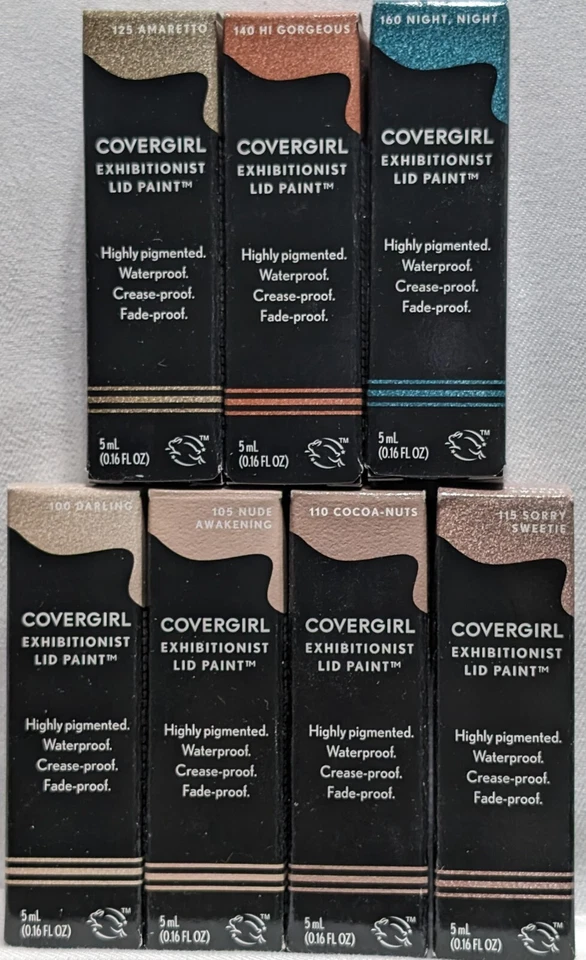 CoverGirl Exhibitionist Lid Paint Waterproof Cream Eye Shadow ~ You Choose - Image 1 of 1
