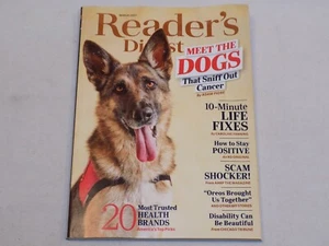 Reader's Digest Magazine Mar 2021 Dogs Sniff out Cancer Health Brands Life Fixes - Picture 1 of 1