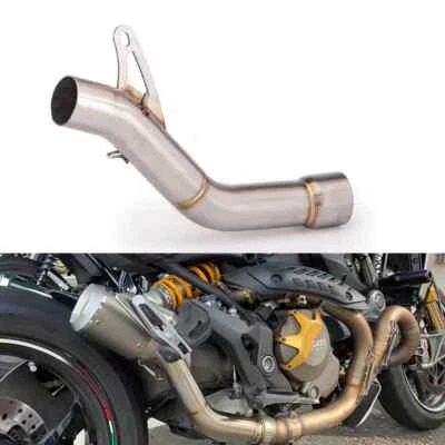 For DUCATI Monster 821 Monster 1200 1200S 14-18 Motorcycle Exhaust Mid Link Pipe - Imagem 1 de 4