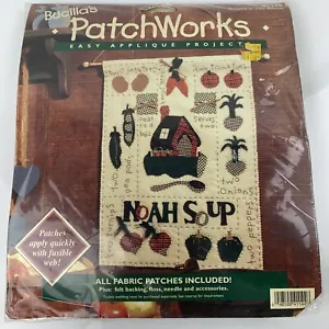 Noah Soup Bucilla Patchworks Easy Applique 13" x 17" Religious Needlework New - Picture 1 of 11