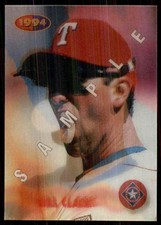 1994 Sportflics Rookie/Traded Samples Will Clark #1