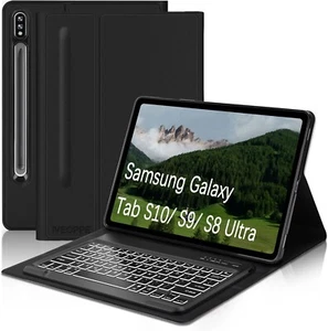 Für Samsung Galaxy Tab S9 Ultra 14,6 Zoll Tastatur Hülle, Hülle für Galaxy Tab S10 - Bild 1 von 8