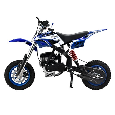 Mini motocicleta todoterreno 40cc 4 tiempos para niños motocross motor gasolina EE. UU. Foto 1 de 4