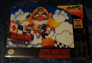 Super Nintendo SNES NTSC USA - Mario & Wario - Brand New & Sealed - Picture 1 of 6