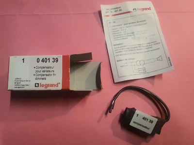 Legrand 40139 - Compensateur pour Variateur Halogène TBT et Transformeur ferro M