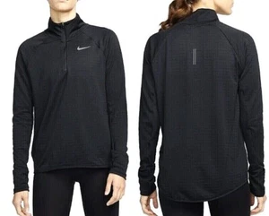 Nike Therma FIT Element Zip Reflective Cold Black Running Top Womens M DD6799 - Picture 1 of 7