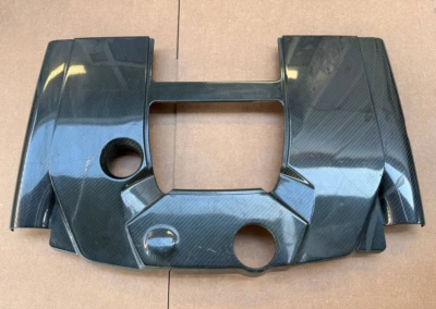 05-12 MERCEDES CL65 S65 AMG CARBON FIBER ENGINE TOP COVER PANEL A2750100567 OEM - Image 1 of 4
