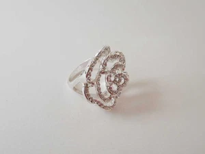 Charter Club Silver Tone Cubic Zirconia Ring - Size 6 - New - Picture 1 of 1