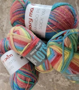 Mary Maxim Sock Yarn - Pick Color - Picture 1 of 9