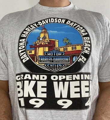 Camisa Harley Davidson Bike Week 1994 vintage talla XL Foto 1 de 4