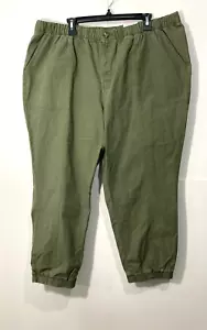 Style & Co Women Fashion Pant Capri Plus 3X Mid Rise Comfort Waist Green NEW - Picture 1 of 9