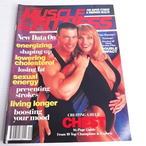 1991 Joe Weiders Muscle & Fitness Magazine Oct Van Damme Everson Bodybuilding - Picture 1 of 9
