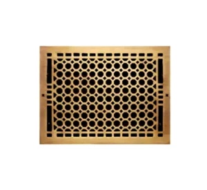 Firma Hardware 327390 Registro da parete in ottone a nido d'ape 9" x 12", ottone antico - Foto 1 di 6