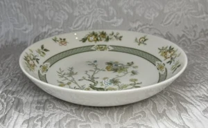 Royal Doulton Vintage TONKIN Green Floral 6.75” Cereal Bowl ~ MINT - Picture 1 of 8