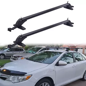 For Toyota Camry 2010-2022 Car Top Roof Rack Luggage Bicycle Carrier 43.3" 100cm - Picture 1 of 14
