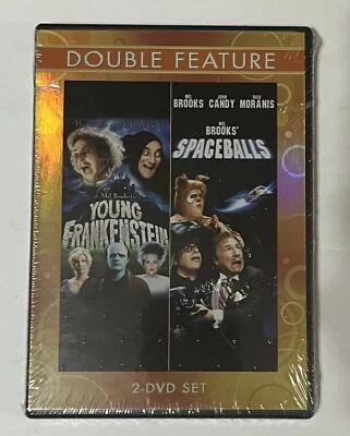Young Frankenstein / Spaceballs (DVD, 2008, 2-Disc Set) NEW SEALED Brooks Wilder - Image 1 of 2
