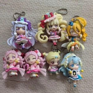 Pretty Cure Precure figure key chain Lot 7 set Japan anime hobby m604 - Picture 1 of 3