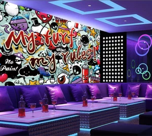 3D Cartoon Graffiti 852 Wallpaper Mural Paper Wall Print Wallpaper Murals U - Picture 1 of 6