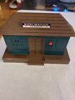 Vintage Unbranded Toy Train Station With Sound Missing Battery Cover Rare