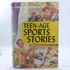 Teen-Age Sports Stories by Frank Owen Vintage Teenage Action Library Book - Imagen 1 de 5