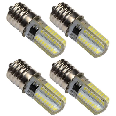 4x E17 Base Silicone Crystal LED Bulbs Warm White for Kenmore 85055242 Lights - Image 1 of 4