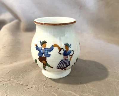 Bavaria Art Vase Pot Cup Bowl Majolica Peasant Ware Shelf Decor Germany Mini - Image 1 of 4