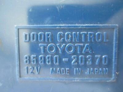 DOOR CONTROL COMPUTER ECM RELAY BLUE BOX 8598020370 for 94 95 96 97 98 99 CELICA - Image 1 of 4