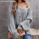 Daily Crew Neck Long Sleeve Knitted Hollowed Out Women Sweater Autumn Winter