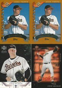 2002 Topps Upper Deck Steve Bechler RC Lot Baltimore Orioles - Foto 1 di 1