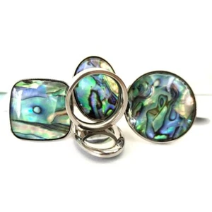 Venta al por mayor 20 anillos de anillo de acero inoxidable con carcasa 316L - Imagen 1 de 7