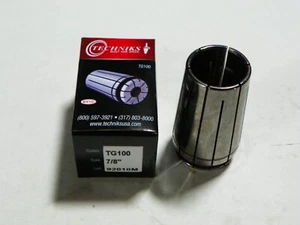 TECHNIKS TG100 PRÄZISIONS-SPANNZANGE 7/8 ZOLL .0004 ZOLL T.I.R. TG 100 PRÄZISIONSSCHLIFF - Bild 1 von 5