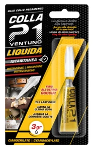Colla 21 Cianoacrilato 3 Gr Liquida Istantanea Uso Universale - Foto 1 di 1