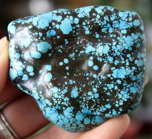 82g Top Quality Natural Blue Turquoise Nugget Rough Specimen China - Picture 1 of 5
