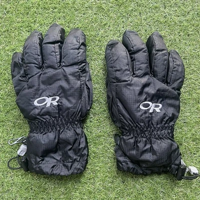 Outdoor Research Powder Winter Size M Black Ski Snowboard Gloves Waterproof - Image 1 of 4