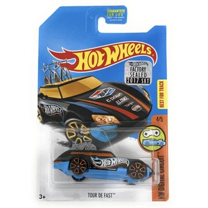 Hot Wheels 2017 Digital Circuit - Tour De Fast (Black) Best for Track Race Car - Picture 1 of 3