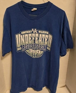 Men's Shirt Kentucky Wildcats 2015 Schedule On Back Size Large Alstyle - Picture 1 of 4