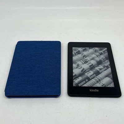 Kindle Paperwhite Reader, 10th Gen, Model PQ94WIF, Tested 8GB Blue Folder - Image 1 of 4