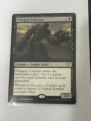 Diregraf Colossus Commander Innistrad Midnight Hunt MIC Rare R MTG Magic #112 - Image 1 of 2