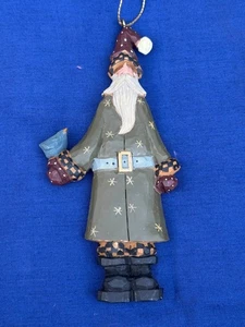 Williraye Studio Weihnachtsmann Christbaumschmuck Stern Akzente & Vogel rustikal - Bild 1 von 3