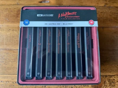 A Nightmare On Elm Street - 7 Film 4K UHD Steelbook Collection - NEW & SEALED - Image 1 of 4