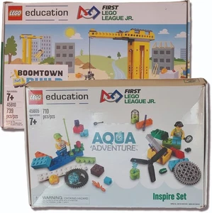Lego League Jr Education unvollständige Sets Aqua 45805 & Boomtown 45810 Stck. wie besehen - Bild 1 von 13
