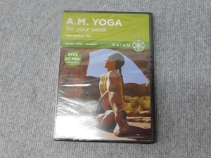 A.M. Yoga For Your Week DVD Rodney Yee Gaiam Five 20 Min Workouts Fitness - Picture 1 of 4