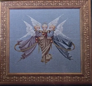 New Lavender & Lace Victorian Designs Cross Stitch Heavenly Gifts Angels Pattern - Picture 1 of 5