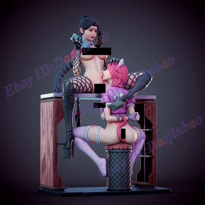 Kitten Cafe Ladies 1/8 1/6 1/4 3D Print Model Kit Unpainted Unassembled NSFW - Image 1 of 4